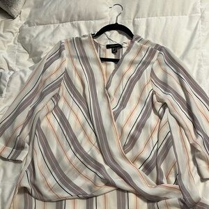 Womens Striped Blouse